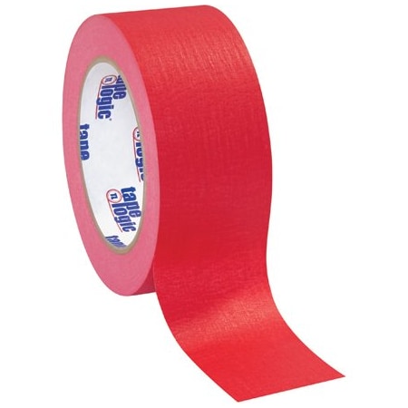 Tape Logic 2'' x 60 yds. Red Tape Logic Masking Tape, 12PK T93700312PKR